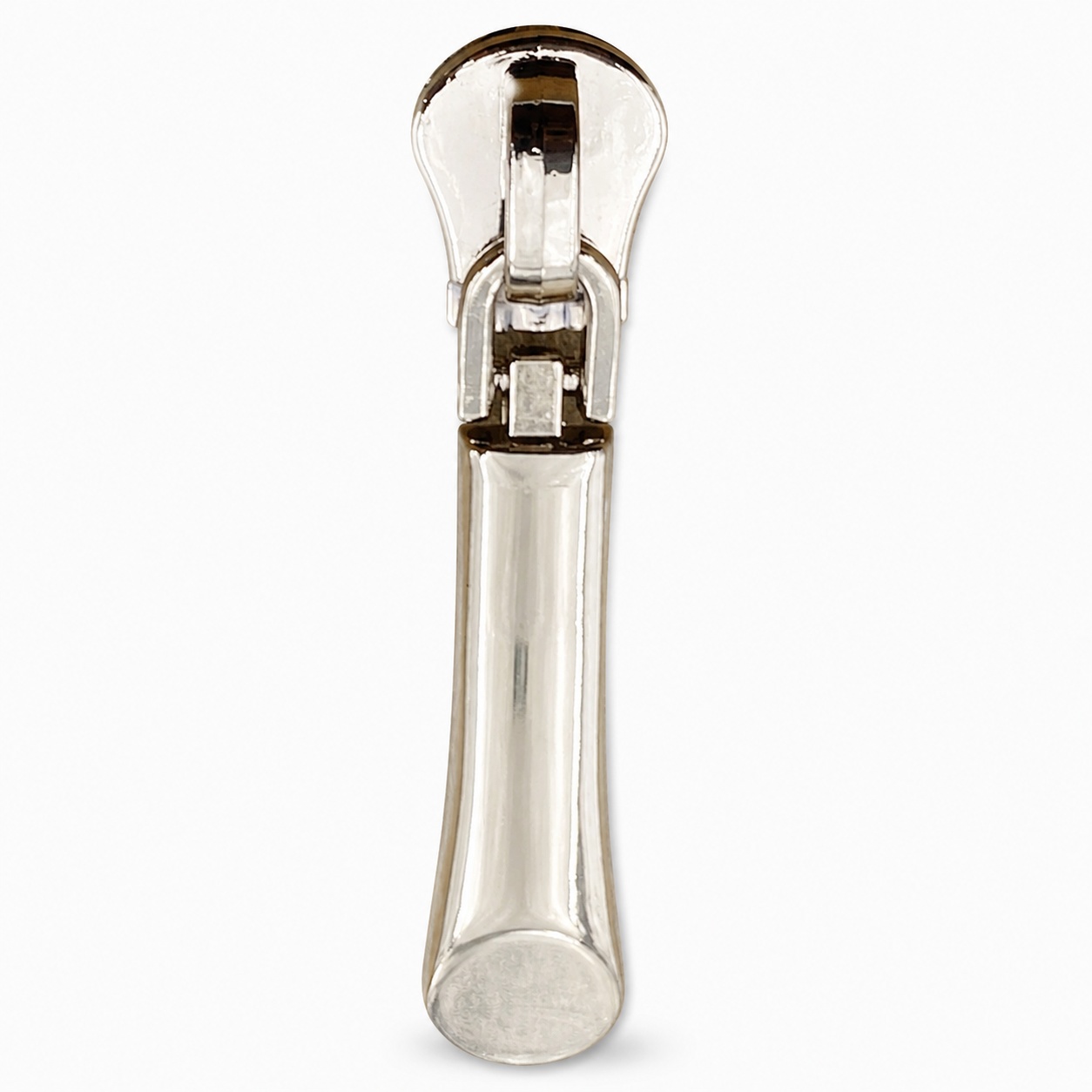 custom zinc alloy zipper puller silver gold bullet cylinder shaped — view 1