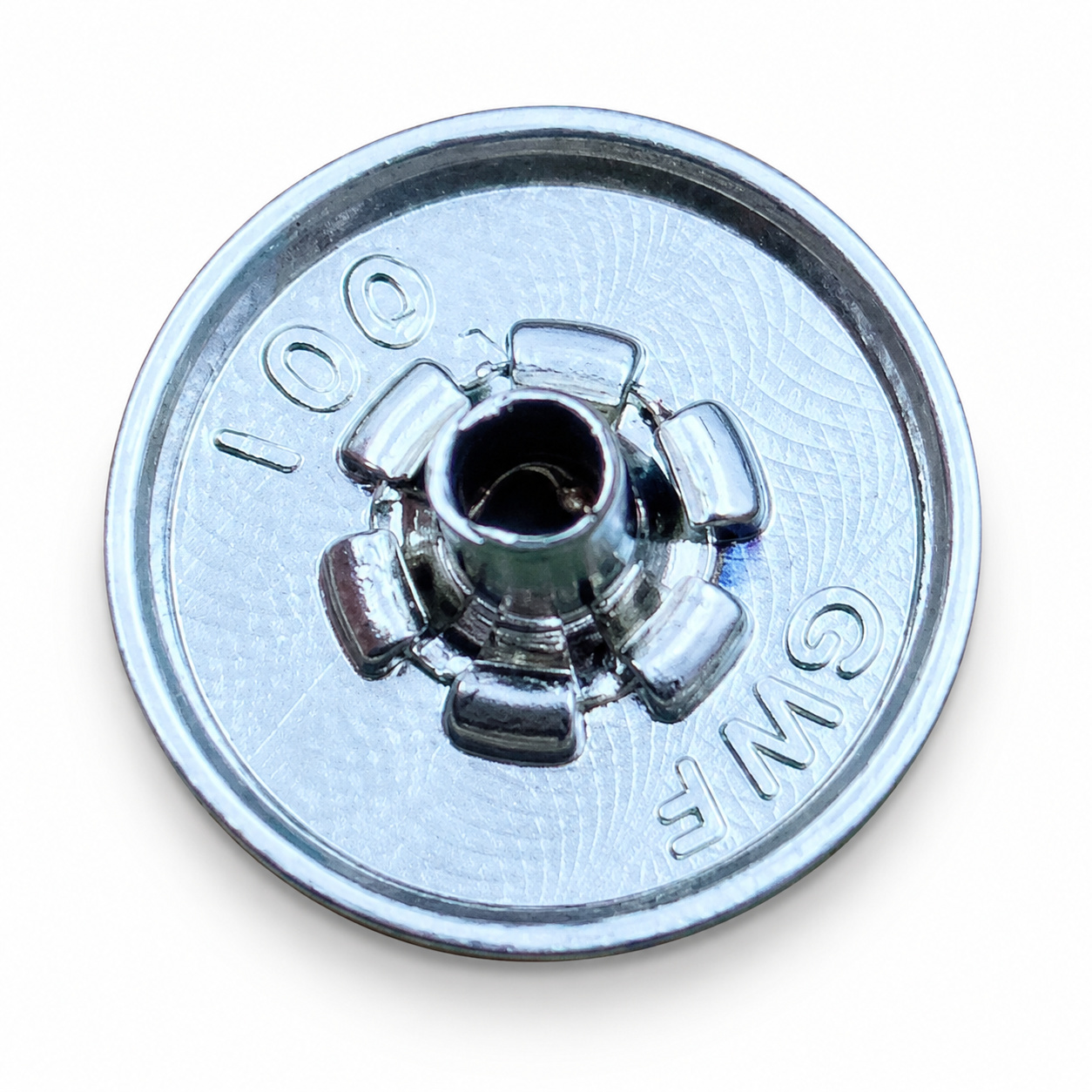 custom zinc alloy resin snap button blue black multicolor round smooth enamel — view 4